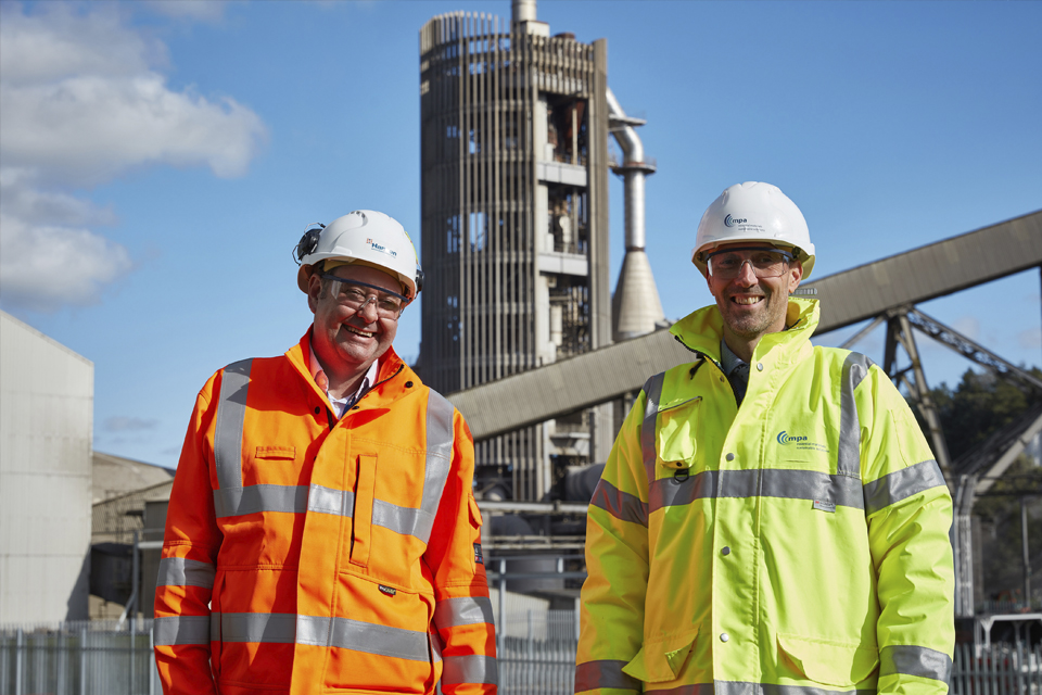 World first UK hydrogen trials demonstrate pathway to net zero cement